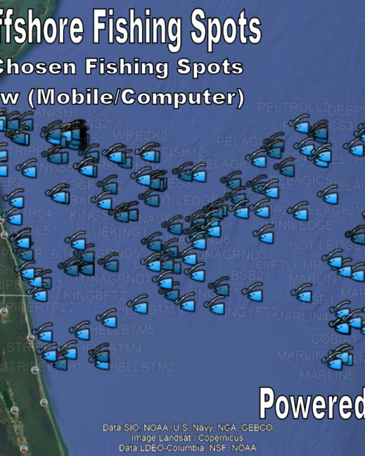 Virginia Beach Fishing Spots Map