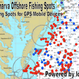 Maryland Offshore Fishing Spots GPS Map